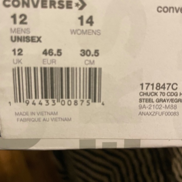 Converse Allstars Play comme des Garçons main image 7